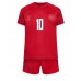 Günstige Dänemark Christian Eriksen #10 Babykleidung Heim Fussballtrikot Kinder WM 2022 Kurzarm (+ kurze hosen)